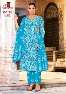 Ganpati batik pant vol 15 dress material wholesale in surat